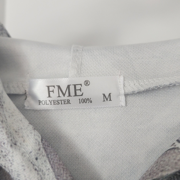 ME Makeover Essentials Women's Gray Camouflage Cowl Sweater - Picture 5 of 5